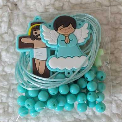 Kit para fazer Terço Infantil com 2 ou 5 unidades — imagem 2 de 2