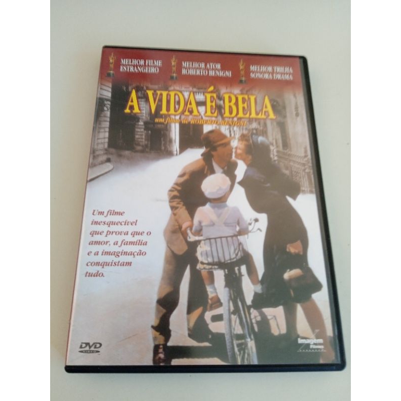 DVD filme a vida é bela ótimo estado mídia e capa