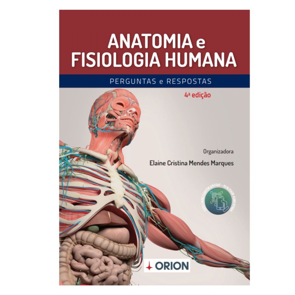 Livro de Anatomia e Fisiologia com Realidade Aumentada - Corpo Humano Ilustrado