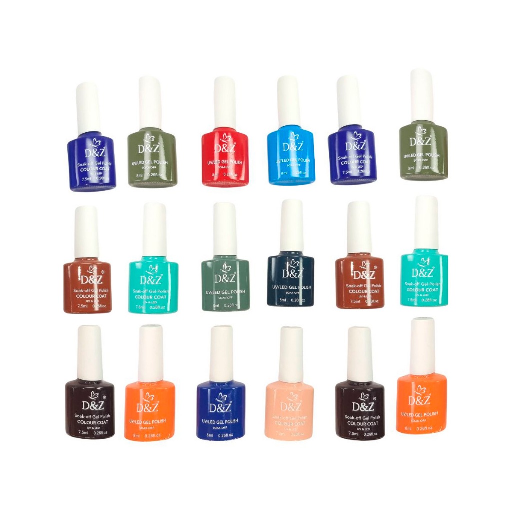 Esmaltes em Gel - Coleção C - D&Z / DeZ / DZ (7,5ml) em Oferta na Shopee