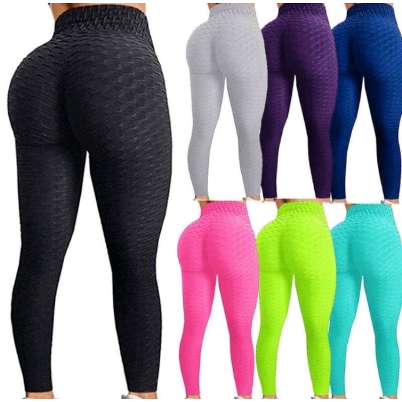 Calça Legging Bolha Suplex Tira Disfarça Celulite Cós Alto 3D Textura Cintura Alta Academi...