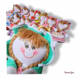 Bonecas de Pano Artesanal 35cm Kit 25 unidades Bonecas Gaia