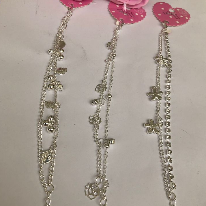 Pulseiras Femininas Bijuterias/Prateado/Dourado