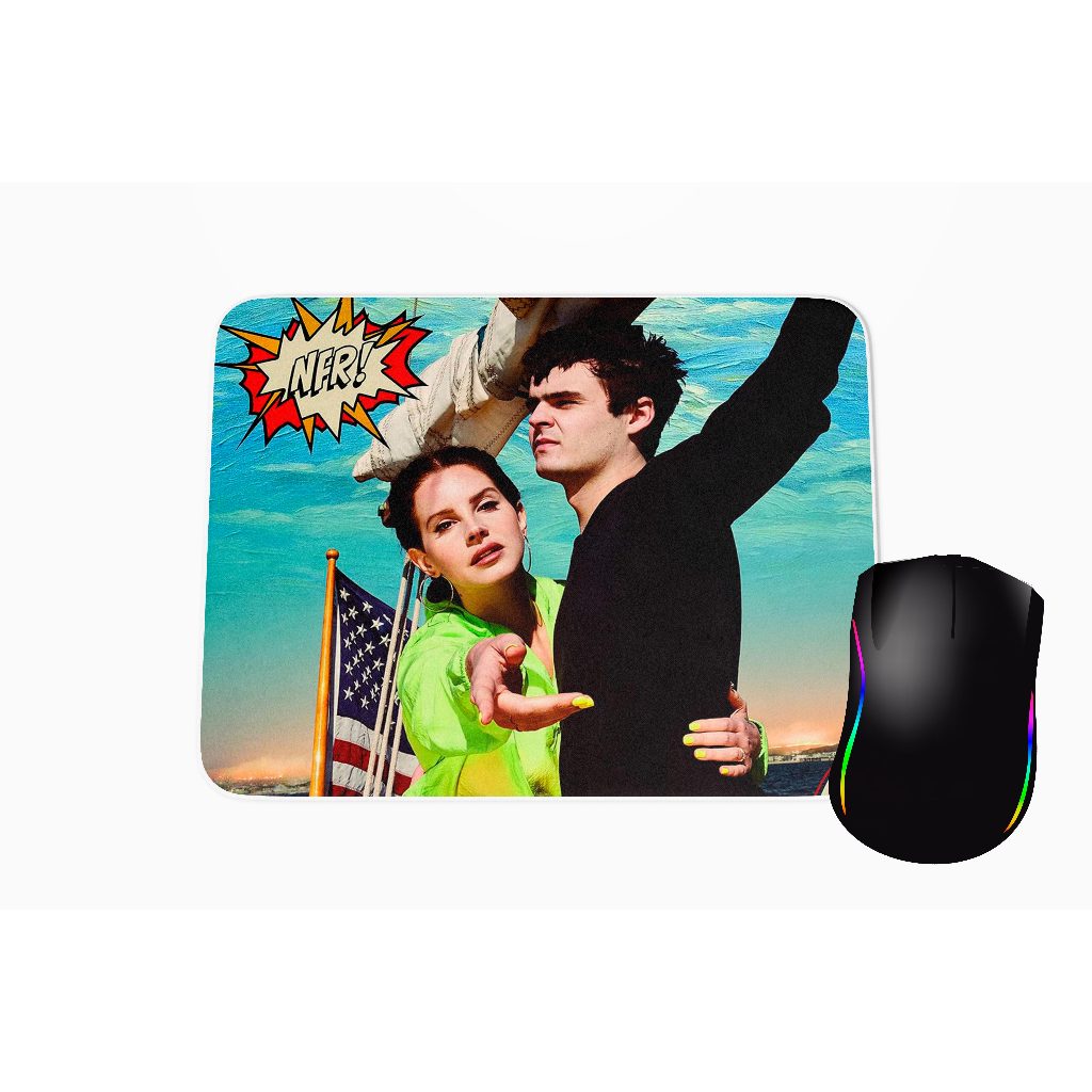 Mousepad Lana del Rey Norman F Rockwell Album Musica Personalizado