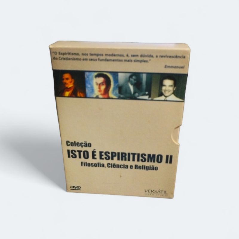 Box DVD Isto é espiritismo II - Filosofia, ciência e religião - 5 DVDs