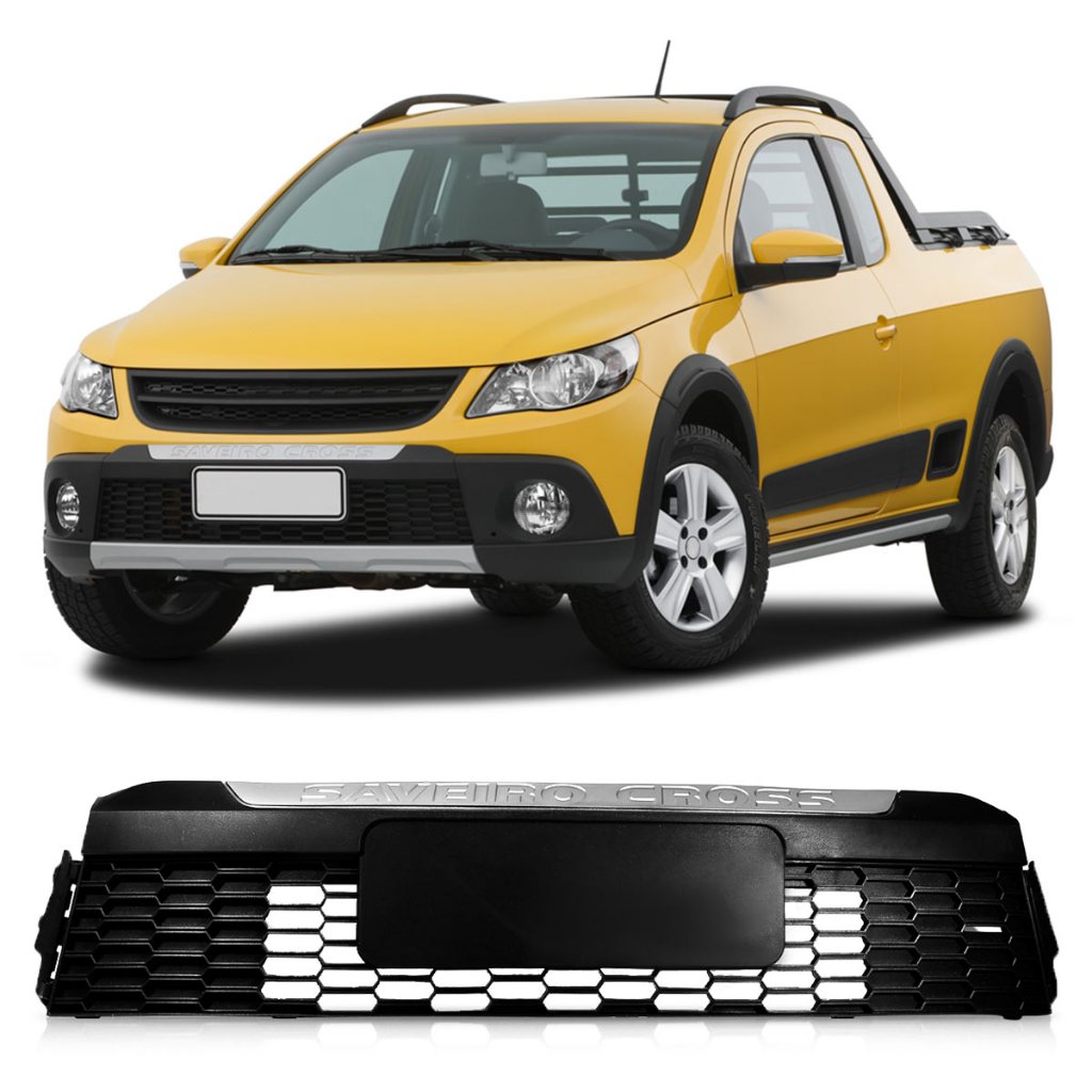 Grade Central Parachoque Dianteiro Saveiro Cross Gol Rally G5 2010 2011 2012 2013 - Spare Parts and Accessories for Vehicles