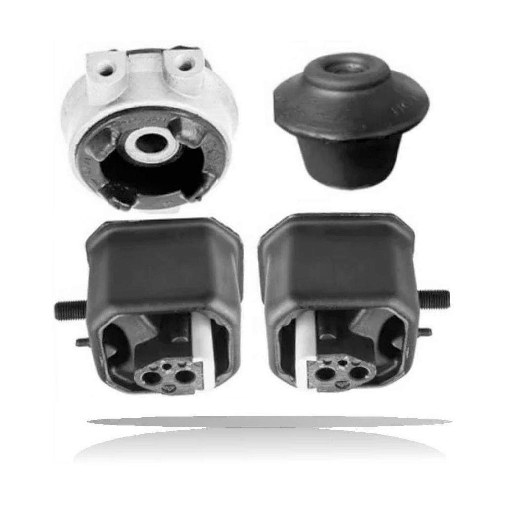 Kit 4 Coxim Calço Motor e Cambio frontal Gol Parati Saveiro Mi At 1.0 G2 G3 G4 todos 377199381