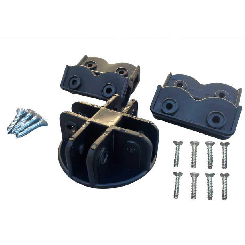 Kit Conserto Teto Tenda 1 miolo central plastico 4 B Peça articulação P/ Tenda Gazebo Dobraveis Topo