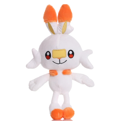 Pelúcia 35cm Scorbunny Pokémon Coelho Raboot Grookey Sobble Antialérgico em Oferta na Shopee