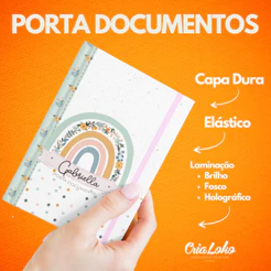 Porta Documentos Bebê Personalizado