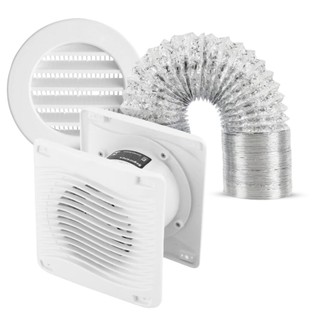 Kit Completo Exaustor Banheiro + 2m Duto - 100mm