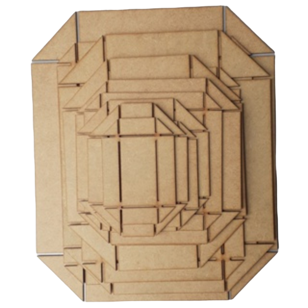 Kit 14 Moldes Para Fabricar Caixas de Papel Mdf 3mm