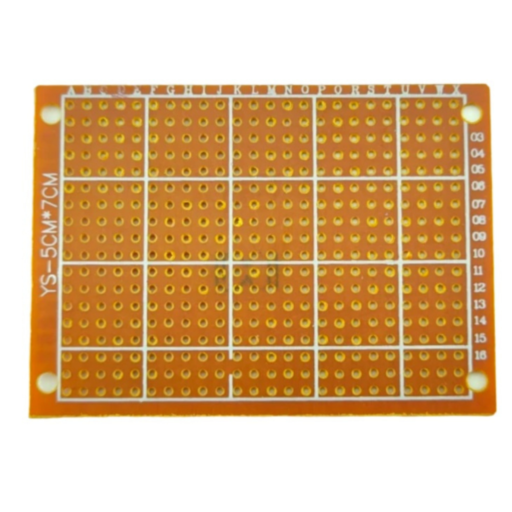 Placa De Circuito Perfurada Face Simples 5x7 [ CÓDIGO 1041 ] — imagem 2 de 2