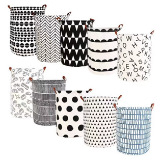 Cesto de Roupa Organizador Dobrável e Tecido Impermeável 40cmx47cm em Oferta na Shopee