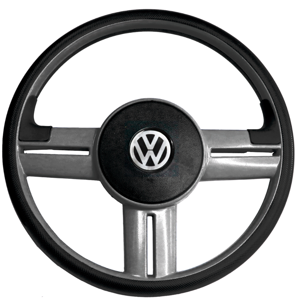 Volante Esportivo Rallye Grafite Fusca Brasília  Estria Grossa 59 60 61 62 63 64 65 66 67 68 69 70 em Oferta na Shopee