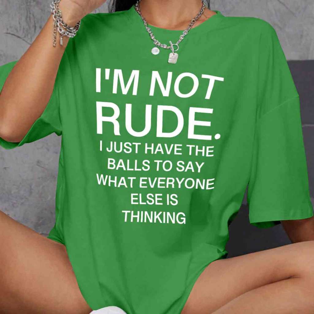 T Shirt I Just Have The Balls To Say What Everyone Else Is Thinking Camiseta Loved Romantic Boyfriend