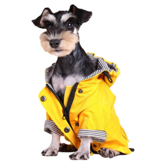 Capa De Chuva Pet Cachorro Grande Capuz Emborrachado Regulável em Oferta na Shopee