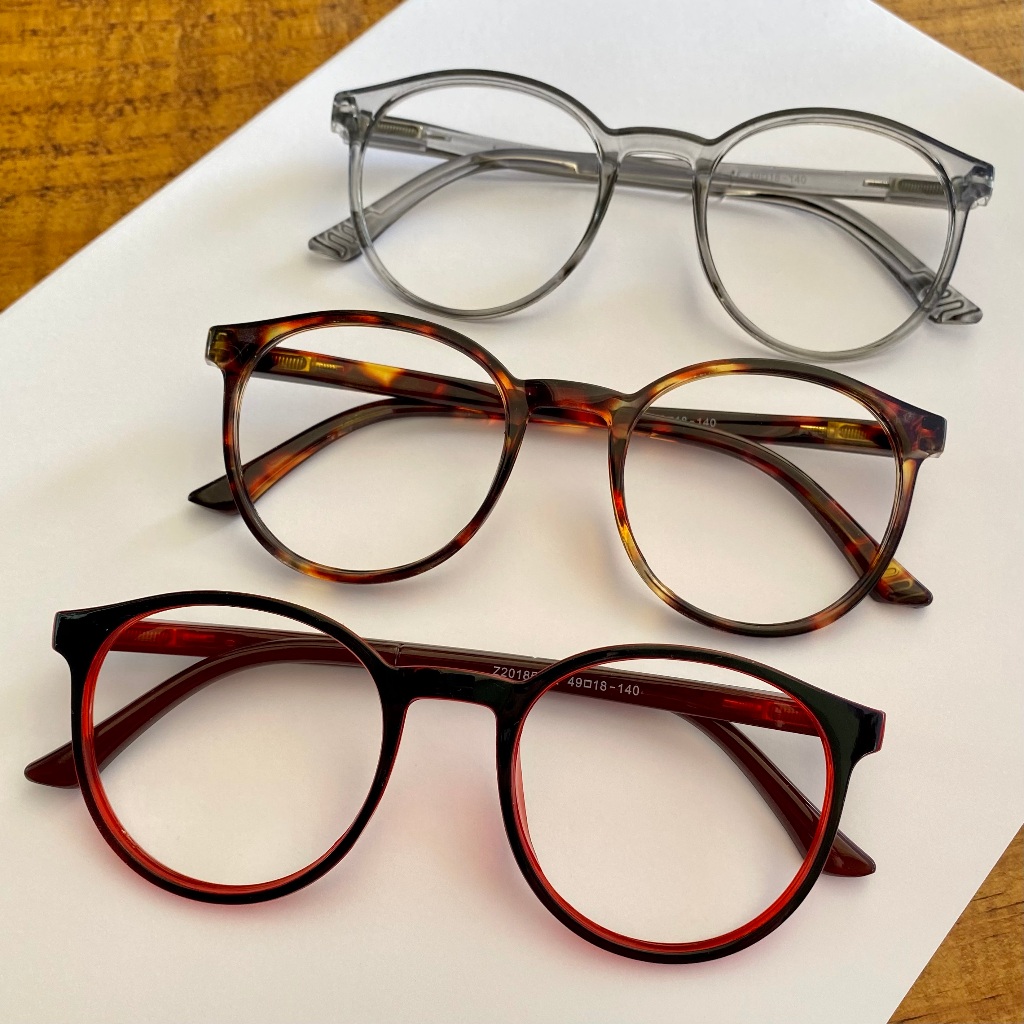 Armação Óculos Redondo Geek Moda Masculino Feminino em Oferta na Shopee