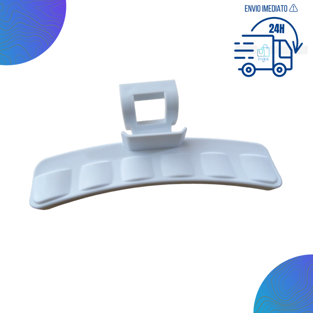 Puxador Da Porta Lava E Seca Samsung Branco Wd0854 Wd106 Wd856 Dc64 01524A