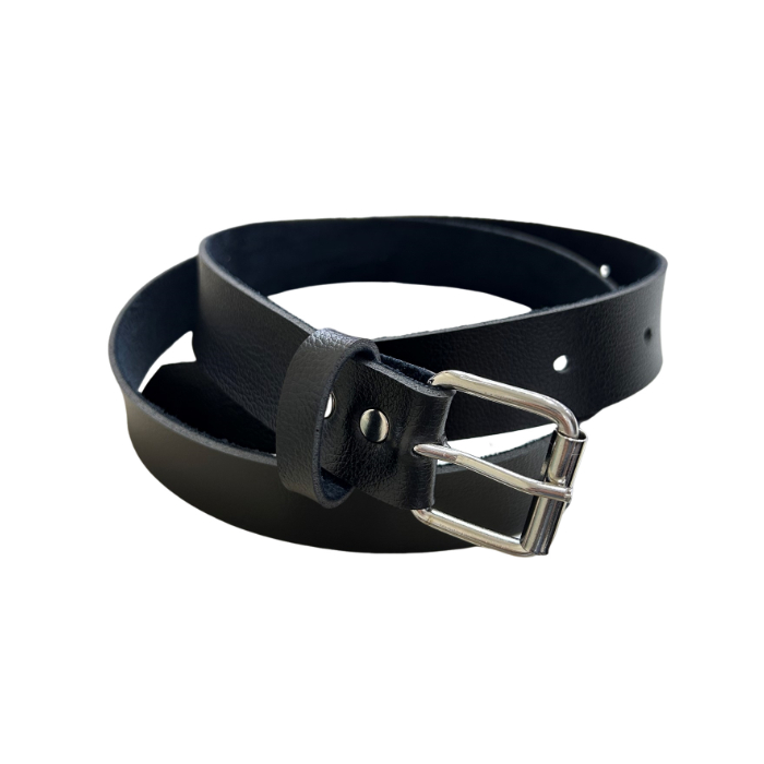 Cinto Sintético Preto Dois Tamanhos Com 7 Furos em Oferta na Shopee