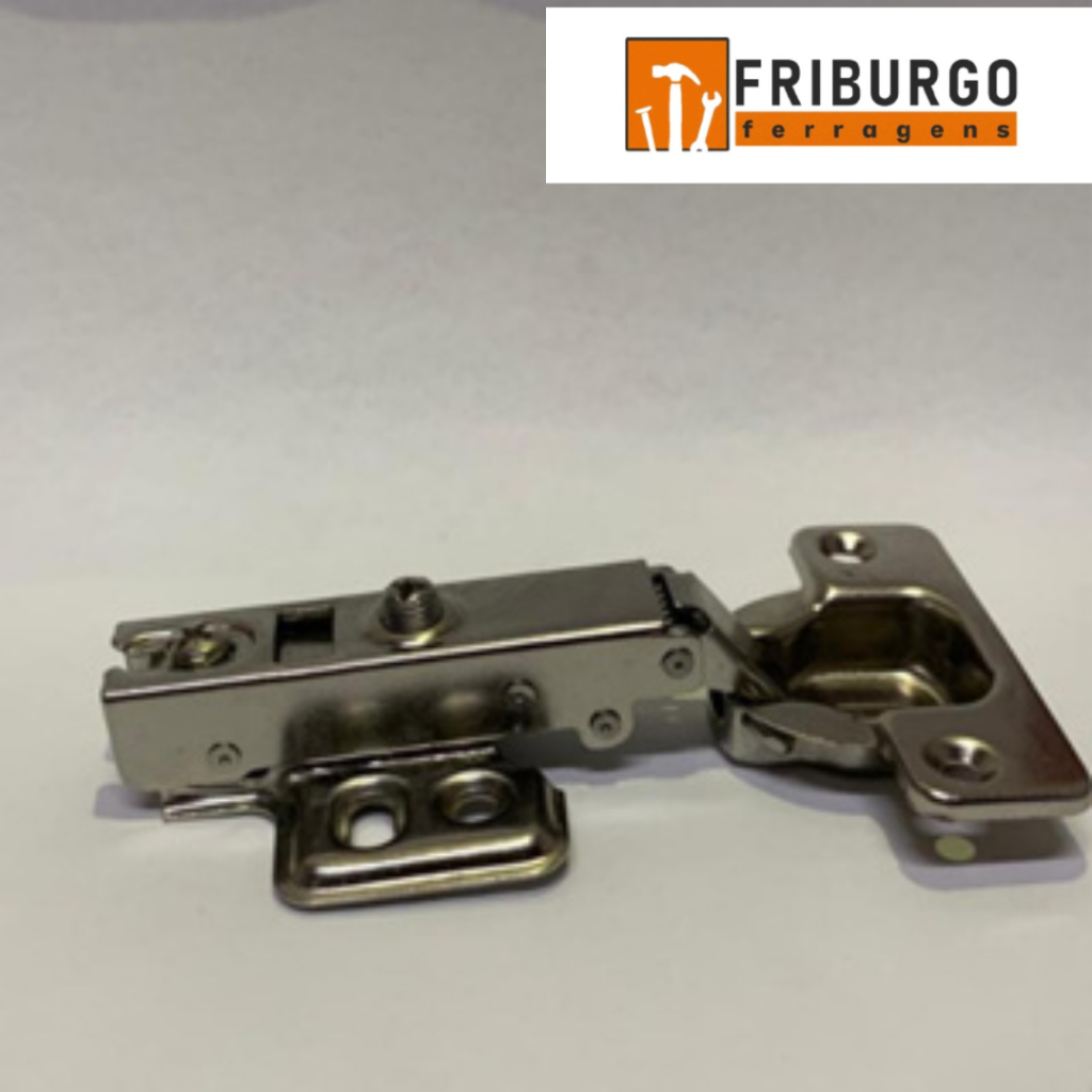 Kit 8 Dobradiça Calço Fixo Pistão (Reta, Curva e Super Curva) 35MM