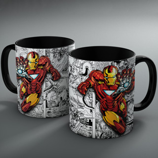 Caneca Iron Man/ Homem de Ferro - Comic em Oferta na Shopee