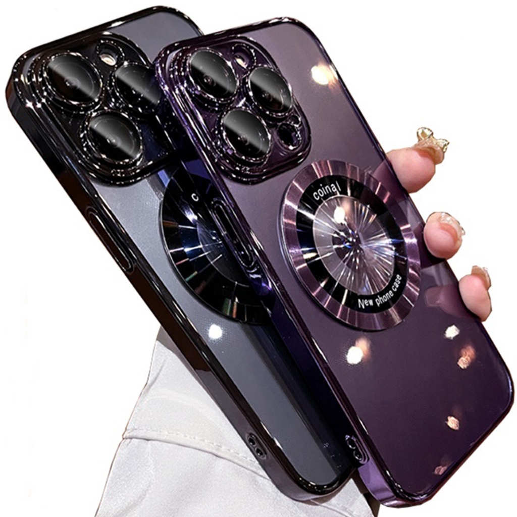 Capa Capinha Anti Impacto Magsafe Protetora De Lente De Vidro iPhone 16 15 14 13 12 11 Pro Max Proteção De Câmera Luxo em Oferta na Shopee