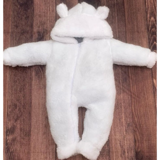 Macacão de bebê, modelo teddy de inverno, enxoval e maternidade