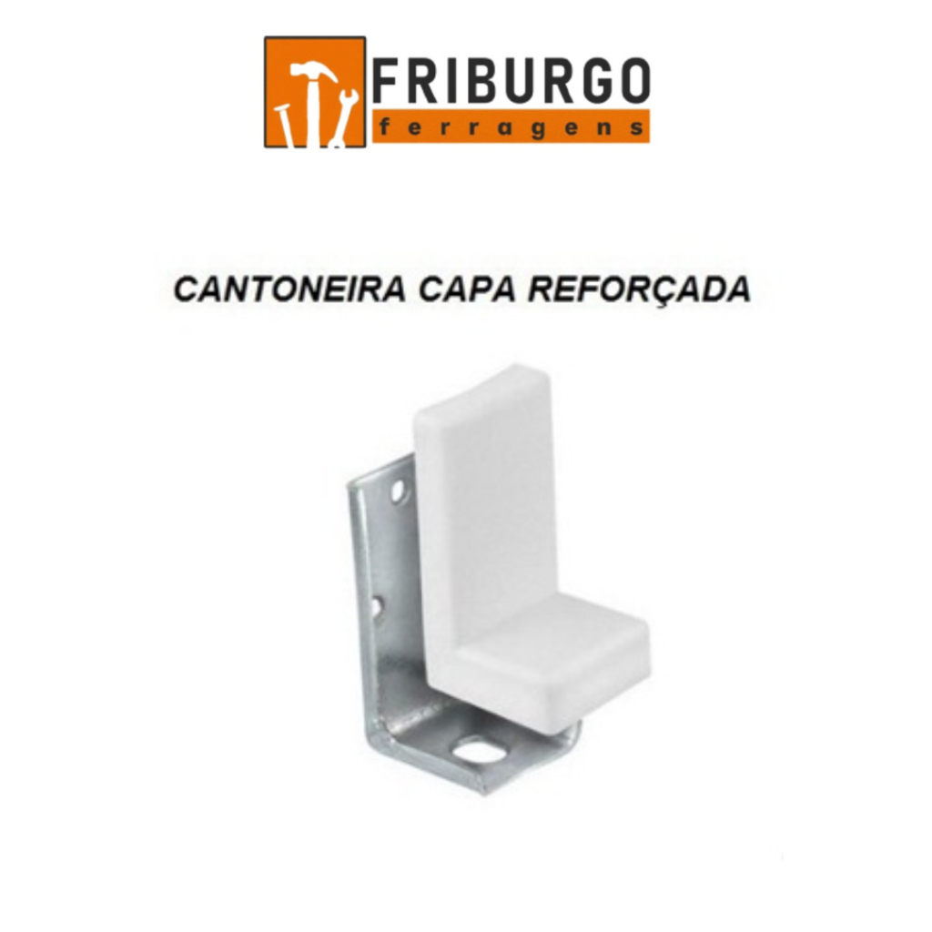 Kit com 30 UND Capa e Cantoneira Suporte Aéreo com Capa Branca
