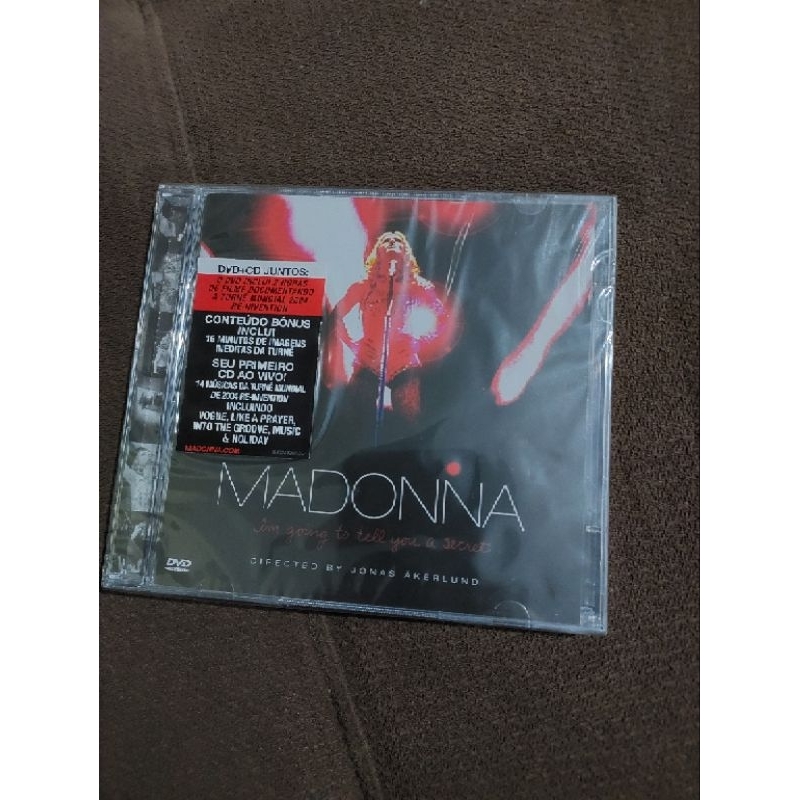 Cd + dvd Madonna Im going  to tell you a secret-Lacrado