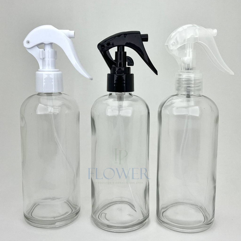 Kit 50 Und Vidro Home Spray Tarot Válvula Spray Gatilho 250ml