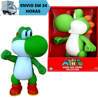 Boneco Grande Yoshi Super Mario 23 Cm Articulado  Collection Caixa Original Articulado em Oferta na Shopee