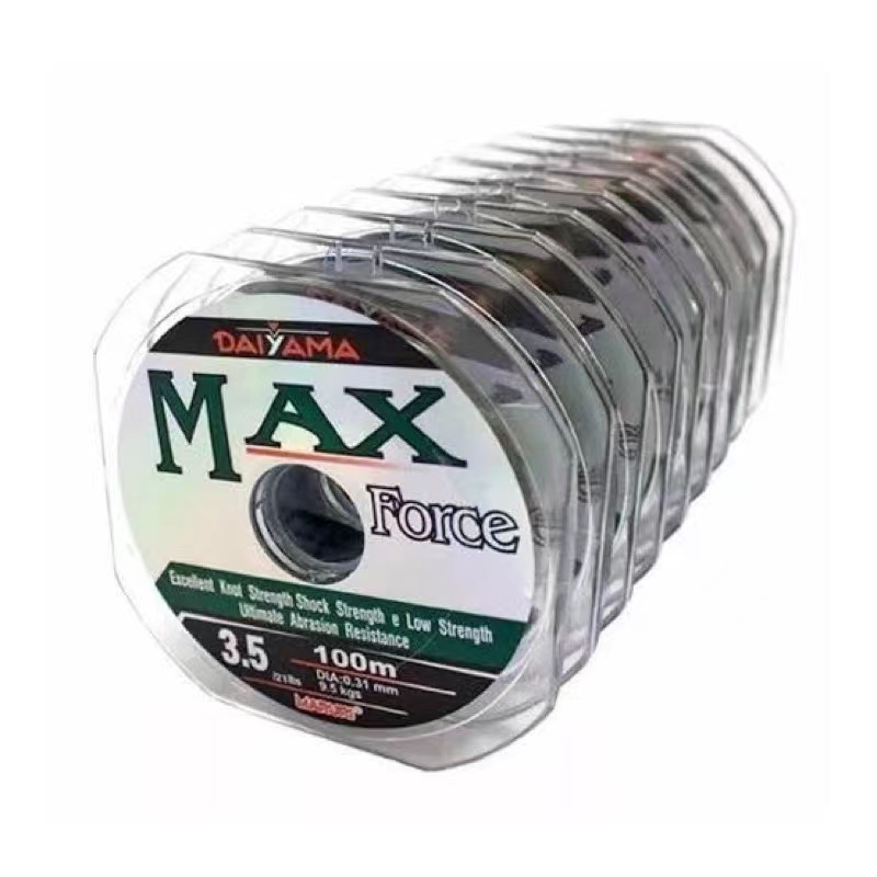Linha de Pesca Max Force Maruri Daiyama 100m Monofilamento 0,31 X 10LB