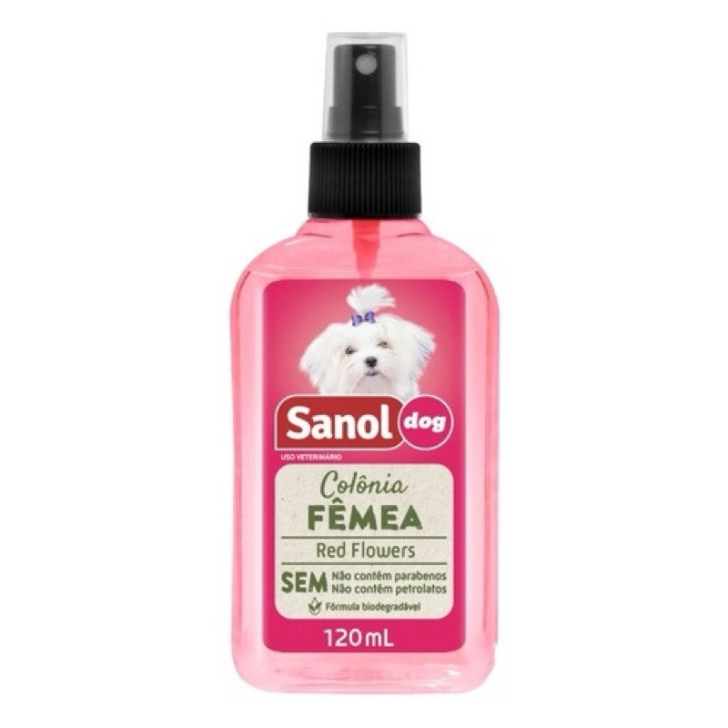Colônia Sanol Dog Fêmea 120ml