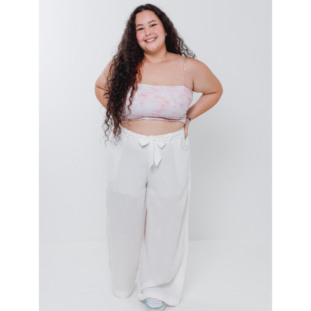 Calça Pantalona Viscolinho Plus Size