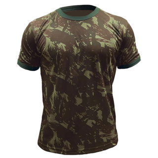 Camiseta Camuflada Verde Malha Fria PV em Oferta na Shopee