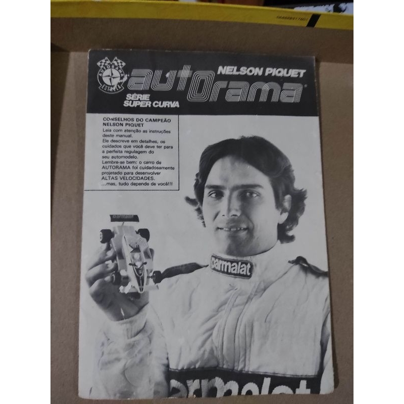 Manual original autorama Nelson piquet