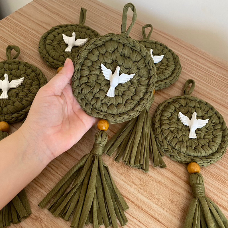 Kit 10 Mandala Divino Espírito Santo / Lembranca Batizado / Lembrança de Casamento