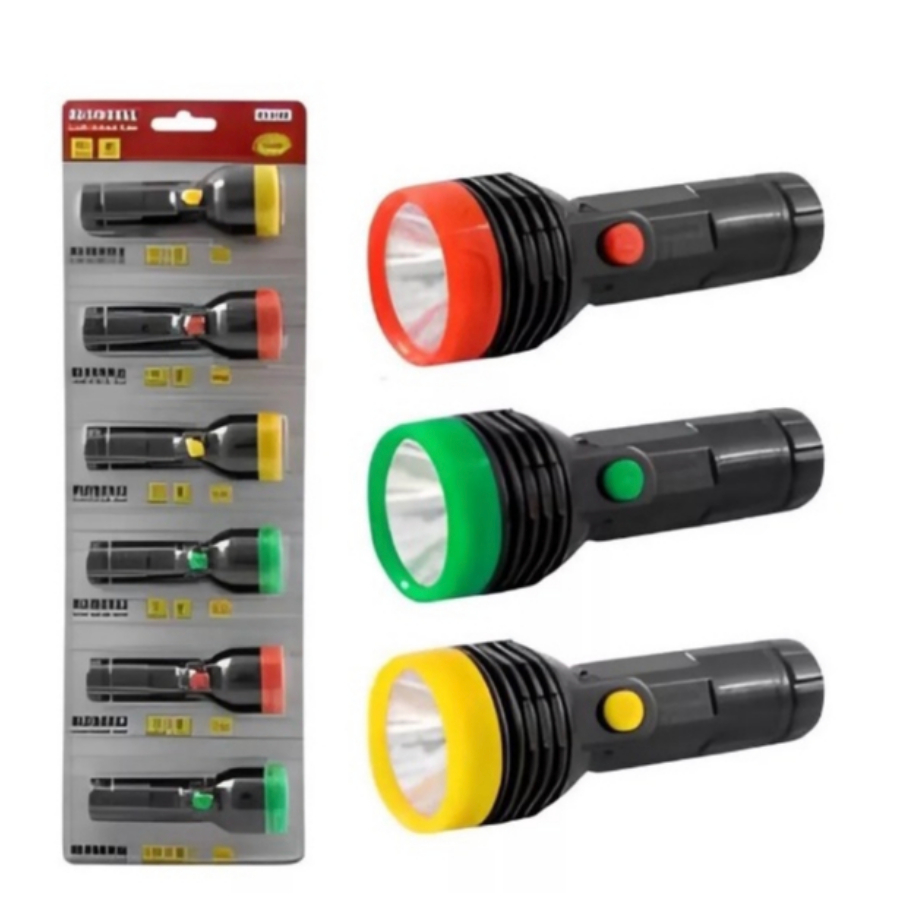 Kit 3 a 10 Lanterna LED À Pilha Manual Com Luz Led Lampião Potente Alfacell