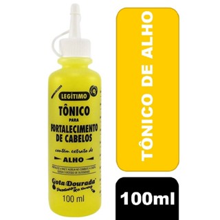 Tônico COM EXTRATO de alho Gota Dourada para Fortalecimento de Cabelos - 100ml em Oferta na Shopee