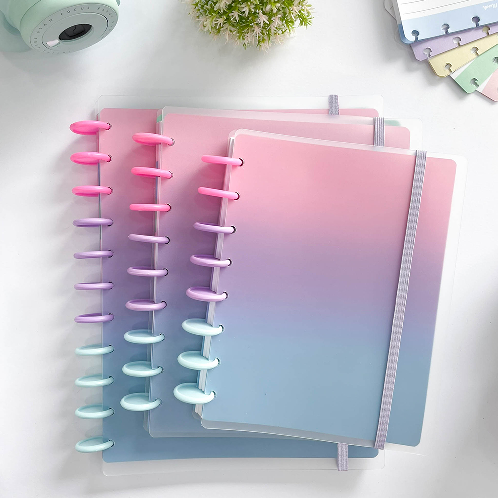 Caderno de discos Basic Floresça - Folhas reposicionáveis - Inteligente em Oferta na Shopee