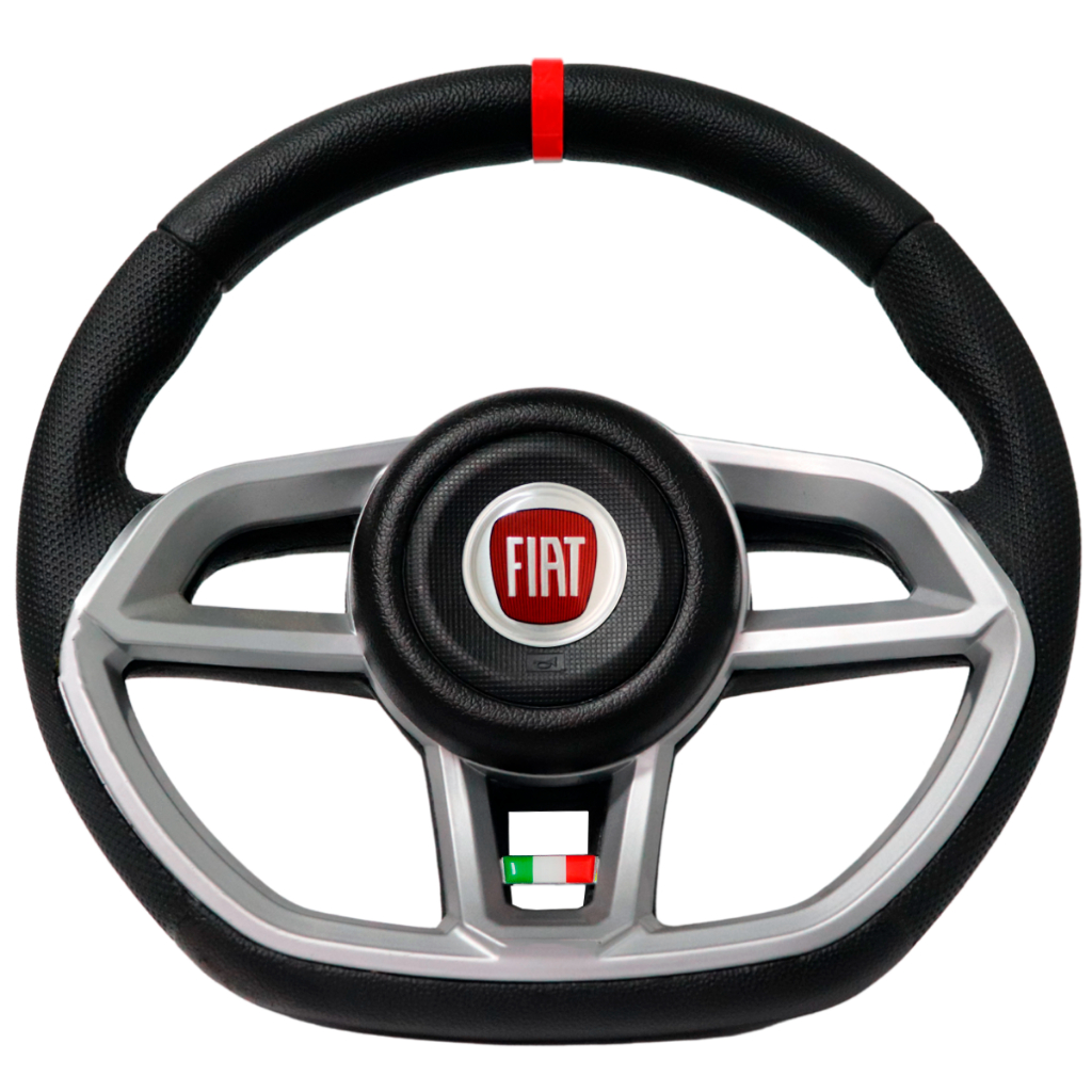 Volante Esportivo Gti Emblema Logo Vermelho Itália Anel Uno Fire Mile Palio Marea Siena Punto Idea em Oferta na Shopee