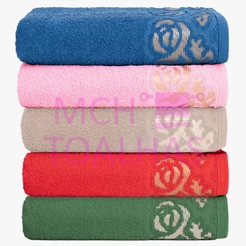 Kit 5 Toalhas de Rosto Grossa Luxo Monique 50cm x 70cm