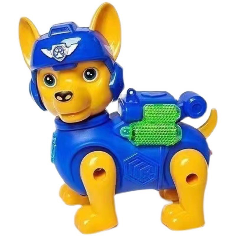Cachorro patrulha  Robô De Brinquedo Com Luzes Led Movimento E Som