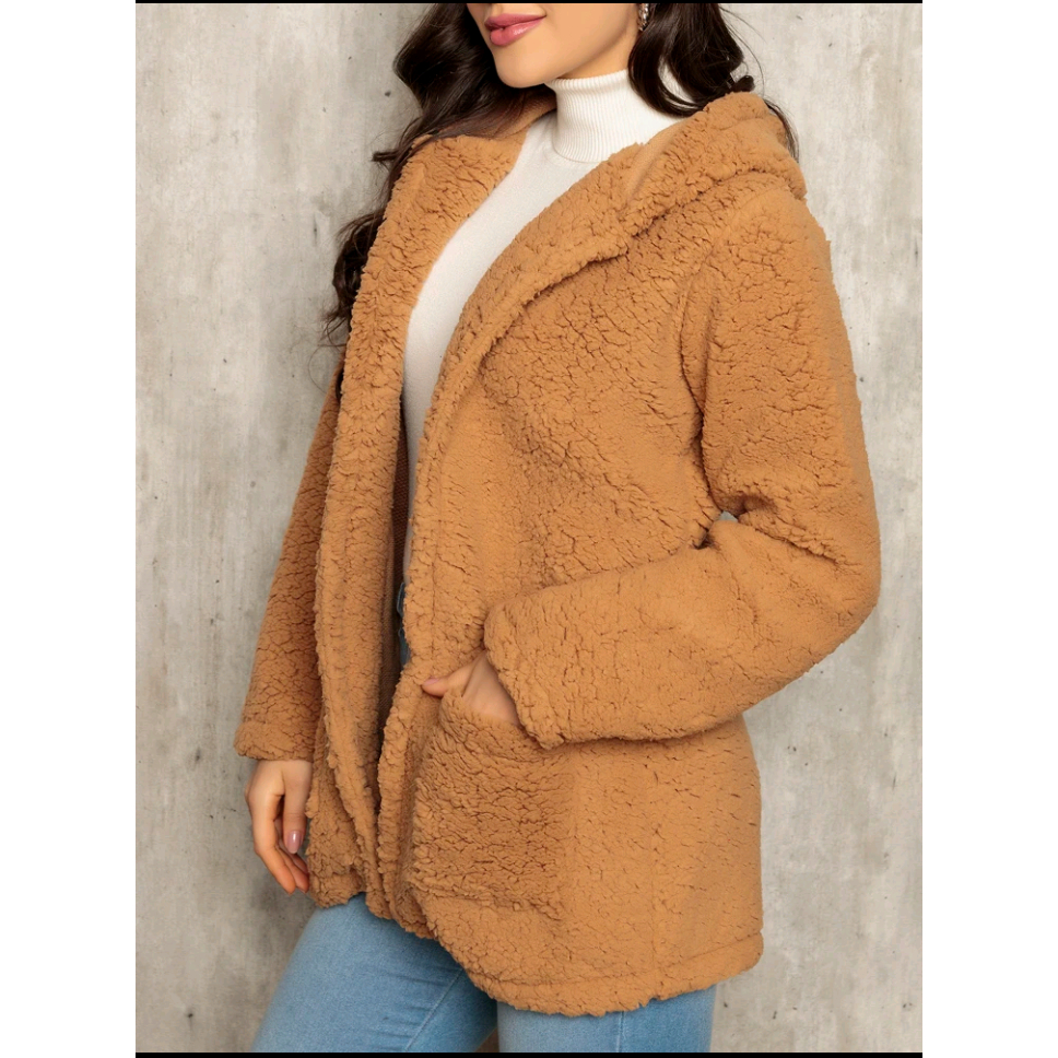 CASACO teddy pele de carneiro em Oferta na Shopee