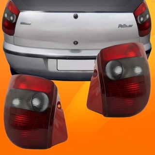 Par Lanterna Traseira Palio Fume Tuning Acrilica 1996 A 1999