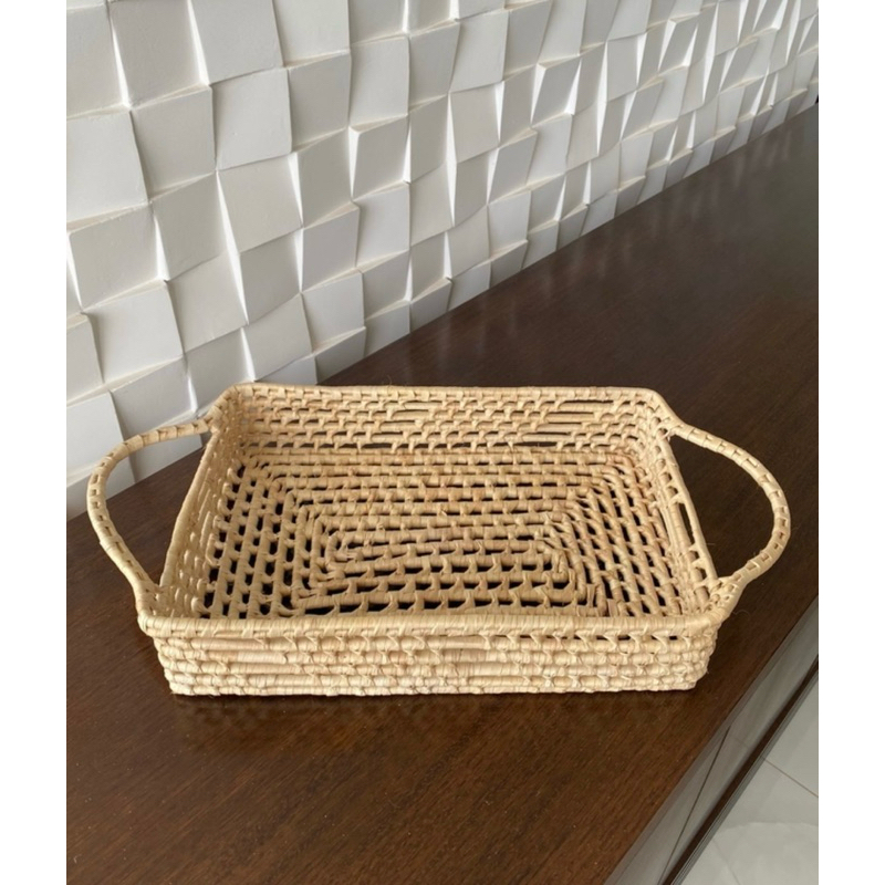 bandeja de palha 49cmx23cm