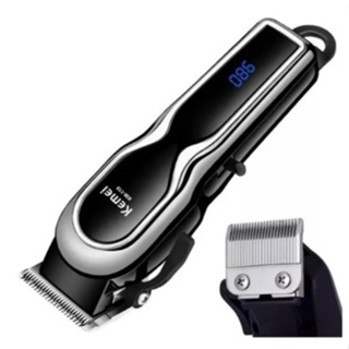 Máquina De Corte Kemei-119 Sem Fio Display Led Premium em Oferta na Shopee