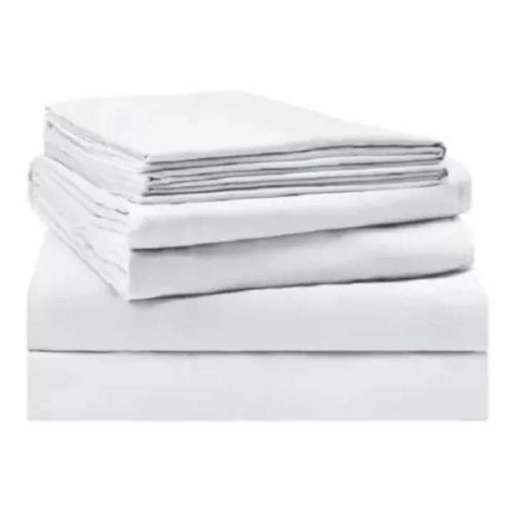 Lençol Solteiro MicroPercal 400 Fios Avulso S/Elástico Para Se Cobrir Toque de Seda