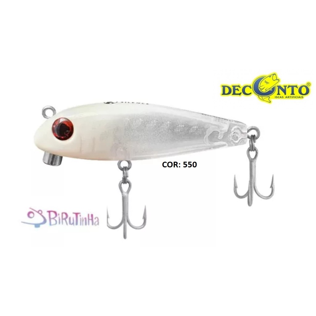 ISCA ARTIFICIAL BIRUTINHA  SILENCE  MORO DECONTO - 7 cm - TWITCH BAIT EXCEPICIONAL TUCUNARÉ ROBALO TRAÍRA